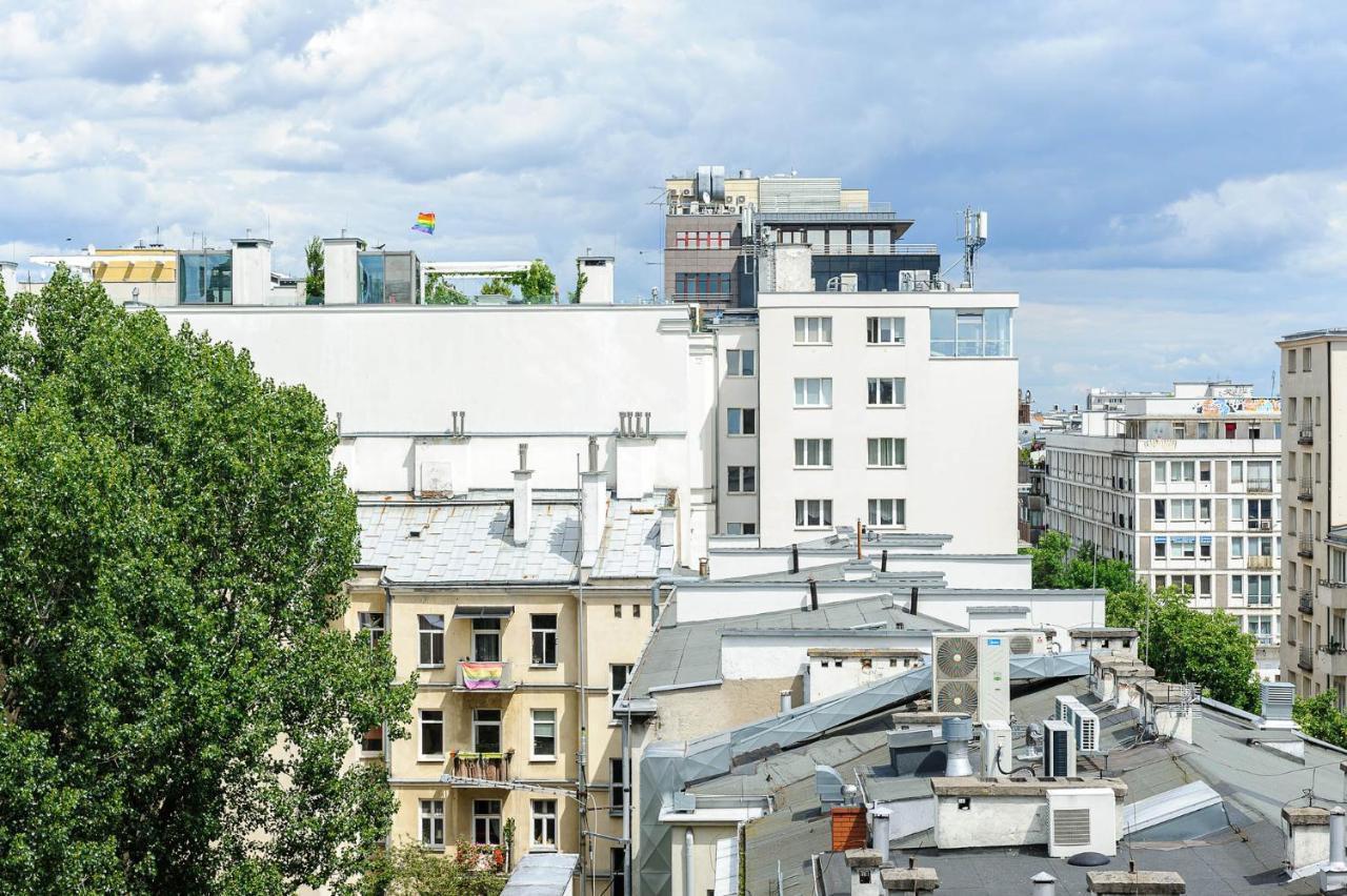 Stylish Apartment In The City Center Of Warszawa Exteriör bild