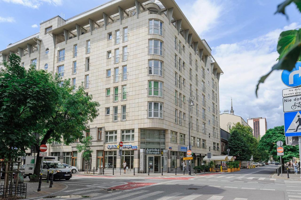 Stylish Apartment In The City Center Of Warszawa Exteriör bild